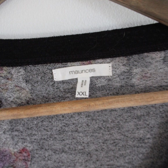 Maurices Floral Long Sleeve Top XXL Preowned - Picture 6 of 6